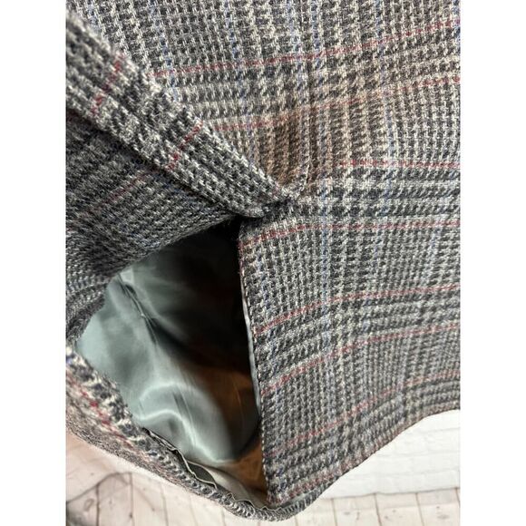 JOS. A. BANK CLOTHIERS vintage Scottish Shetland 100 wool mens jacket blazer - Picture 8 of 15